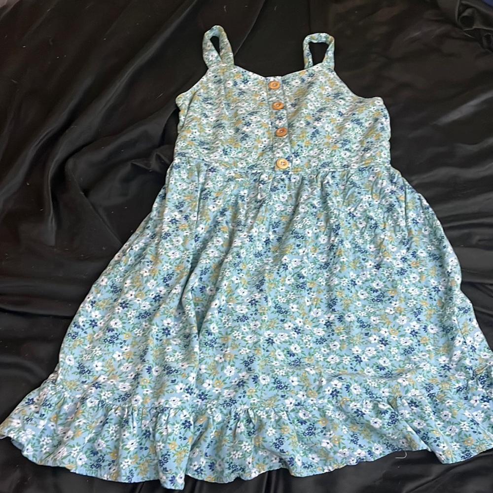 youth floral flowy dress